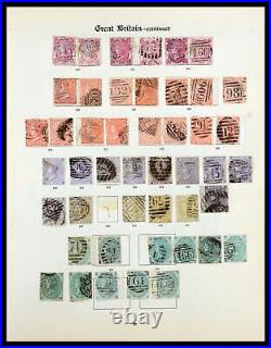 Lot 35386 Stamp collection Great Britain 1855-1883