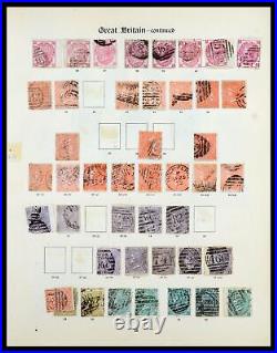 Lot 35386 Stamp collection Great Britain 1855-1883