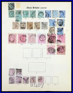 Lot 35386 Stamp collection Great Britain 1855-1883