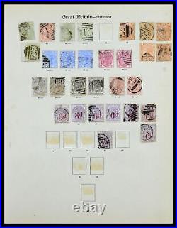 Lot 35386 Stamp collection Great Britain 1855-1883