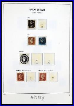 Lot 35481 Stamp collection Great Britain 1840-1991