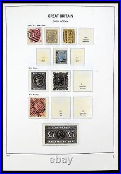 Lot 35481 Stamp collection Great Britain 1840-1991