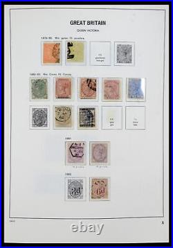 Lot 35481 Stamp collection Great Britain 1840-1991