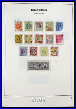 Lot 35481 Stamp collection Great Britain 1840-1991