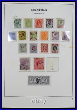 Lot 35481 Stamp collection Great Britain 1840-1991