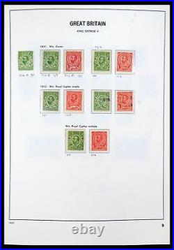 Lot 35481 Stamp collection Great Britain 1840-1991