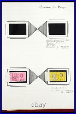 Lot 35993 Stamp collection Great Britain 1953-1967