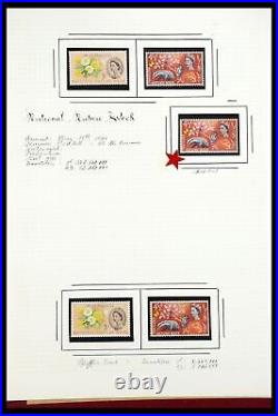 Lot 35993 Stamp collection Great Britain 1953-1967