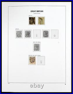 Lot 36788 Stamp collection Great Britain 1840-2002