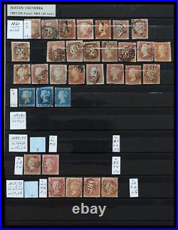 Lot 37301 Stamp collection Great Britain 1841-1969