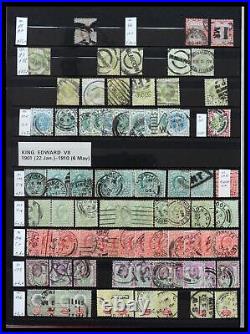 Lot 37301 Stamp collection Great Britain 1841-1969