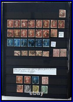 Lot 37471 Canceled stamp collection Great Britain 1840-1948 in stockbook