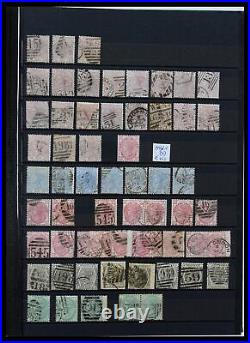 Lot 37471 Canceled stamp collection Great Britain 1840-1948 in stockbook