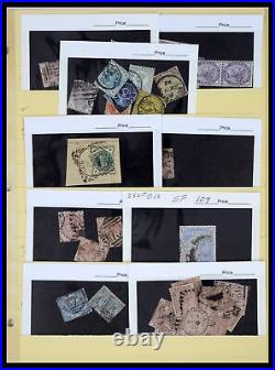 Lot 37644 Canceled stamp collection Great Britain 1840-1951 in 4 albums