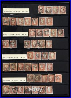 Lot 37921 Canceled stamp collection Great Britain 1840-1887. Huge cat. Value