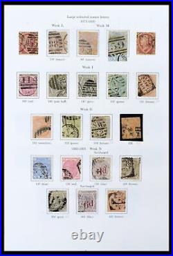 Lot 38275 Canceled stamp collection Great Britain 1840-1983 in album