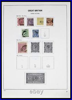 Lot 38476 Well filled stamp collection Great Britain 1840-1952 in Davo album