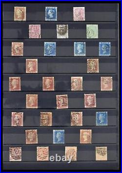 Lot 38686 Canceled stamp collection Great Britain 1840-1957 in stockbook