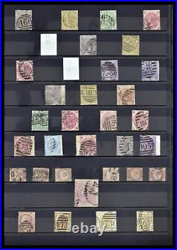 Lot 38686 Canceled stamp collection Great Britain 1840-1957 in stockbook