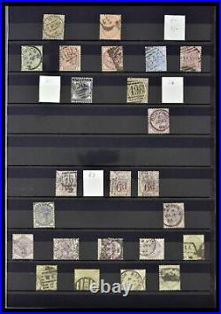 Lot 38686 Canceled stamp collection Great Britain 1840-1957 in stockbook