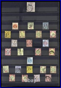 Lot 38686 Canceled stamp collection Great Britain 1840-1957 in stockbook