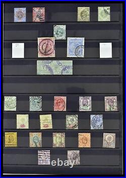 Lot 38686 Canceled stamp collection Great Britain 1840-1957 in stockbook