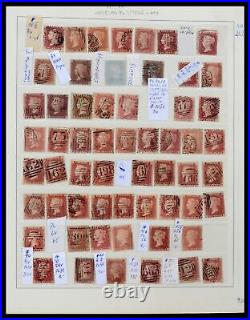 Lot 39020 Stamp collection Great Britain 1840-1939. High cat. Value