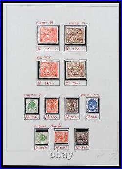 Lot 39033 Stamp collection Great Britain 1912-1981 in 2 albums