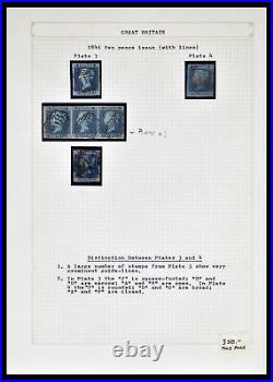 Lot 39051 Stamp collection Great Britain 1840-2000 in 2 albums
