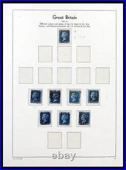 Lot 39150 Stamp collection Great Britain 1840-1984 in 2 Leuchtturm albums