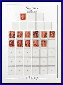 Lot 39150 Stamp collection Great Britain 1840-1984 in 2 Leuchtturm albums