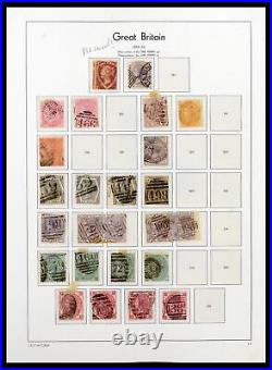 Lot 39150 Stamp collection Great Britain 1840-1984 in 2 Leuchtturm albums