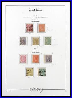 Lot 39150 Stamp collection Great Britain 1840-1984 in 2 Leuchtturm albums