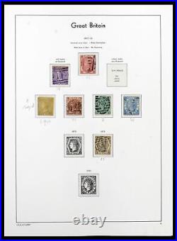 Lot 39150 Stamp collection Great Britain 1840-1984 in 2 Leuchtturm albums