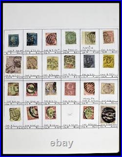 Lot 39196 Stamp collection Great Britain 1844-1955 in 4 stockbooks