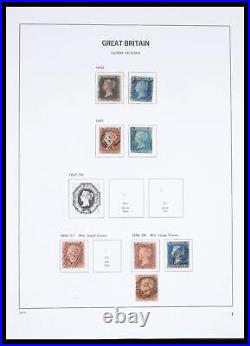 Lot 39591 Stamp collection Great Britain 1840-1994 in 2 Davo luxe albums