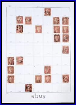 Lot 39591 Stamp collection Great Britain 1840-1994 in 2 Davo luxe albums