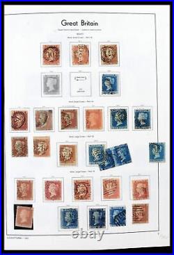 Lot 39608 Stamp collection Great Britain 1840-1965 in Leuichtturm album