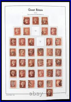 Lot 39608 Stamp collection Great Britain 1840-1965 in Leuichtturm album