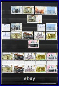 Lot 39838 MNH stamp collection Great Britain 1971-2005 in 7 stockbooks