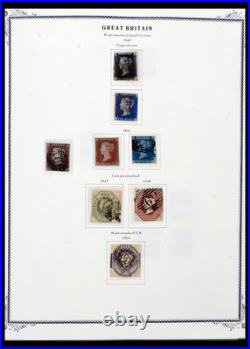 Lot 39970 Stamp collection Great Britain and foreign offices 1840-1970 in album