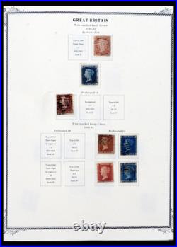 Lot 39970 Stamp collection Great Britain and foreign offices 1840-1970 in album