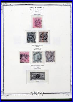 Lot 39970 Stamp collection Great Britain and foreign offices 1840-1970 in album