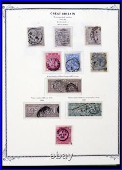 Lot 39970 Stamp collection Great Britain and foreign offices 1840-1970 in album