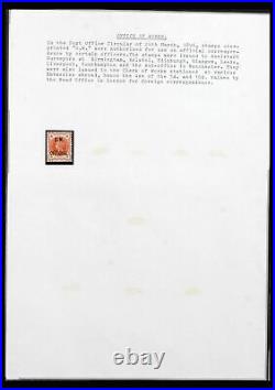 Lot 40120 SUPER stamp collection Great Britain officials 1777-1970 in 2 albums