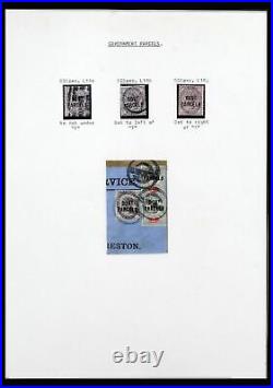 Lot 40120 SUPER stamp collection Great Britain officials 1777-1970 in 2 albums