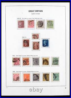 Lot 40216 Stamp collection Great Britain 1840-1990 in Davo album and stockbook