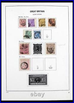 Lot 40216 Stamp collection Great Britain 1840-1990 in Davo album and stockbook