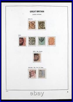 Lot 40216 Stamp collection Great Britain 1840-1990 in Davo album and stockbook