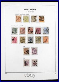 Lot 40216 Stamp collection Great Britain 1840-1990 in Davo album and stockbook